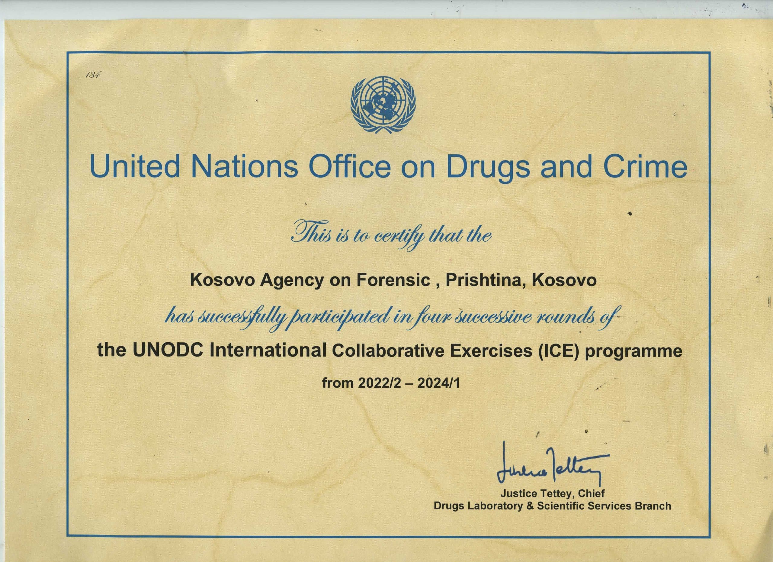 Divizioni (Laboratori) për Analiza Kimike të Narkotikeve, tregim suksesi ne Agjencinë e Kosovës për Forenzikë